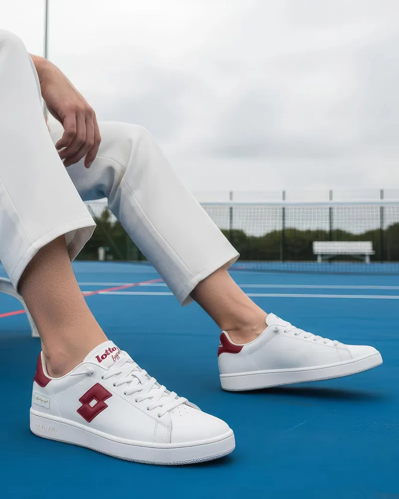 Autograph OG Slip-On — Star White · Rhythmic Red