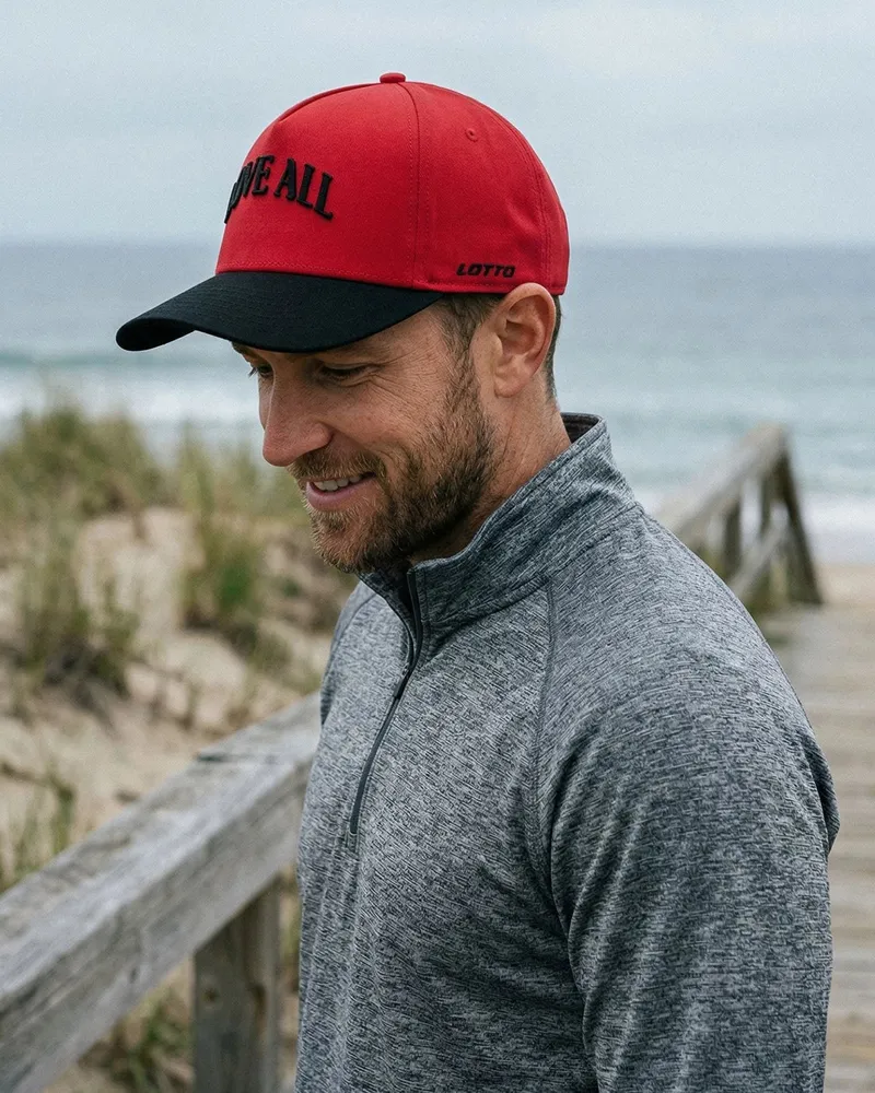 Love All Baseball Cap - High Risk Red-Black Beauty